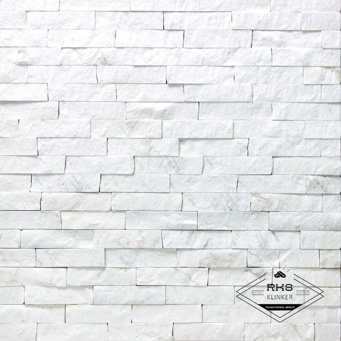 Фасадный камень Полоса - Мрамор Белый Импортный Thassos Extra в Саратове